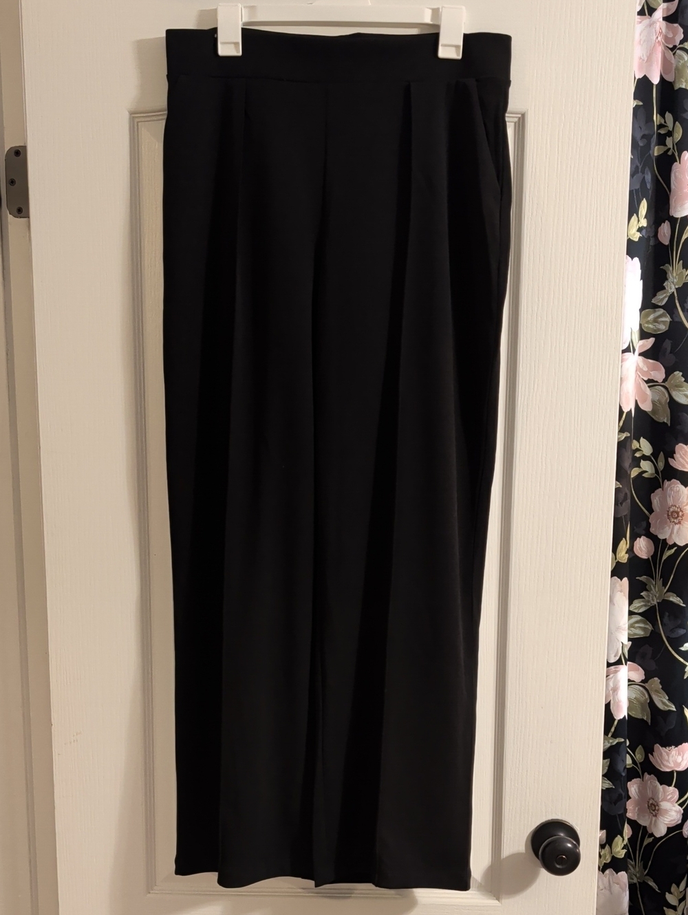 H&M Black Wide Leg High-Waist Pants